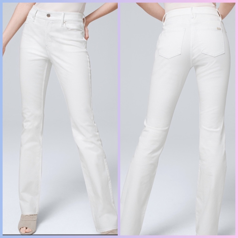 WHBM Sculpted Bootcut High-Rise Jeans size 0R